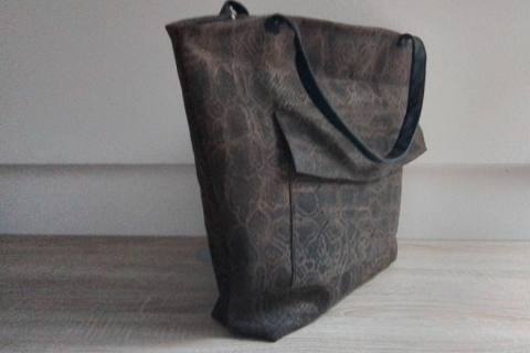 Usnjena tote bag